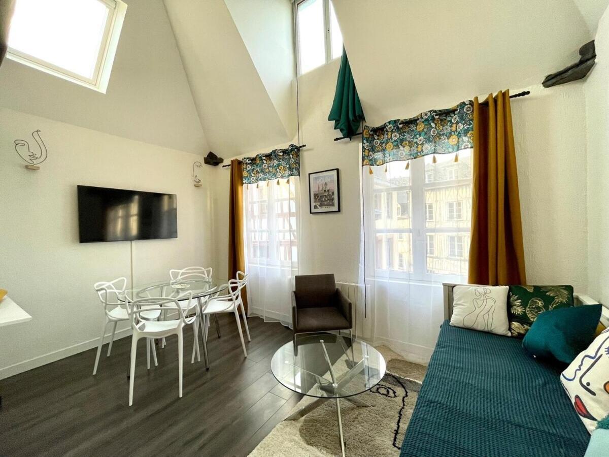 Ferienwohnung Le 1731, Rouen Coeur D'Histoire, Superbe Duplex Exterior foto